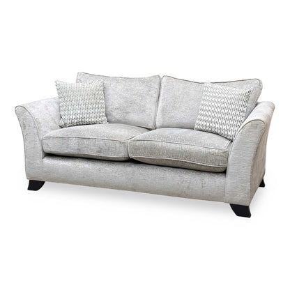 ‘Sasha’ Alexandra Truffle Chenille Fabric 3 Seater Sofa Furniture Village