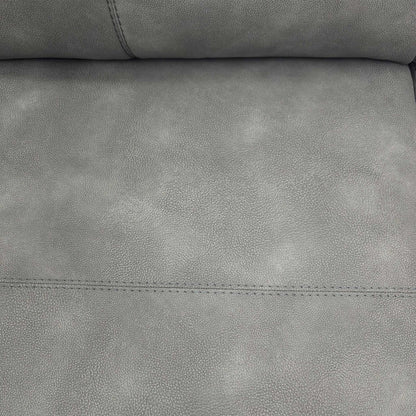 ‘Flex’ BFA-BEY-R16 Graphite Grey Fabric Small Corner Sofa Bed with Power Recliner and Storage Arms Furniture Village