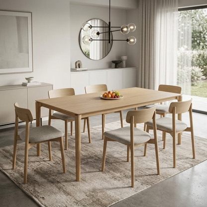 G Plan 'Winchester' Oak Veneer Rectangular Extending Dining Table Furniture Village