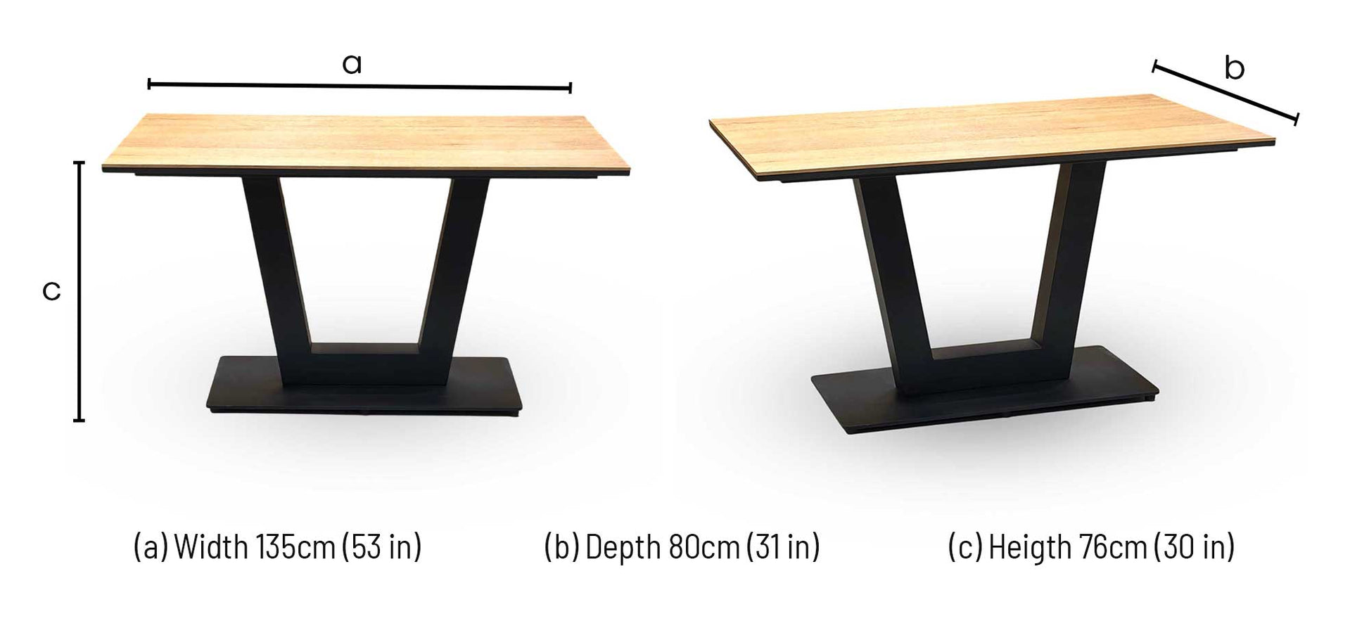 ‘Venus’ Earth Finish Dining Table Furniture Village