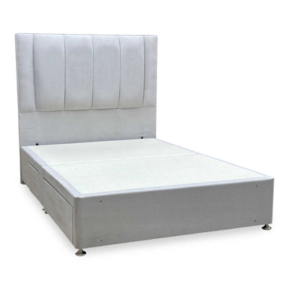 Sleep Story ‘Orwell’ Floor Standing Headboard + 4 Drawer Continental Base