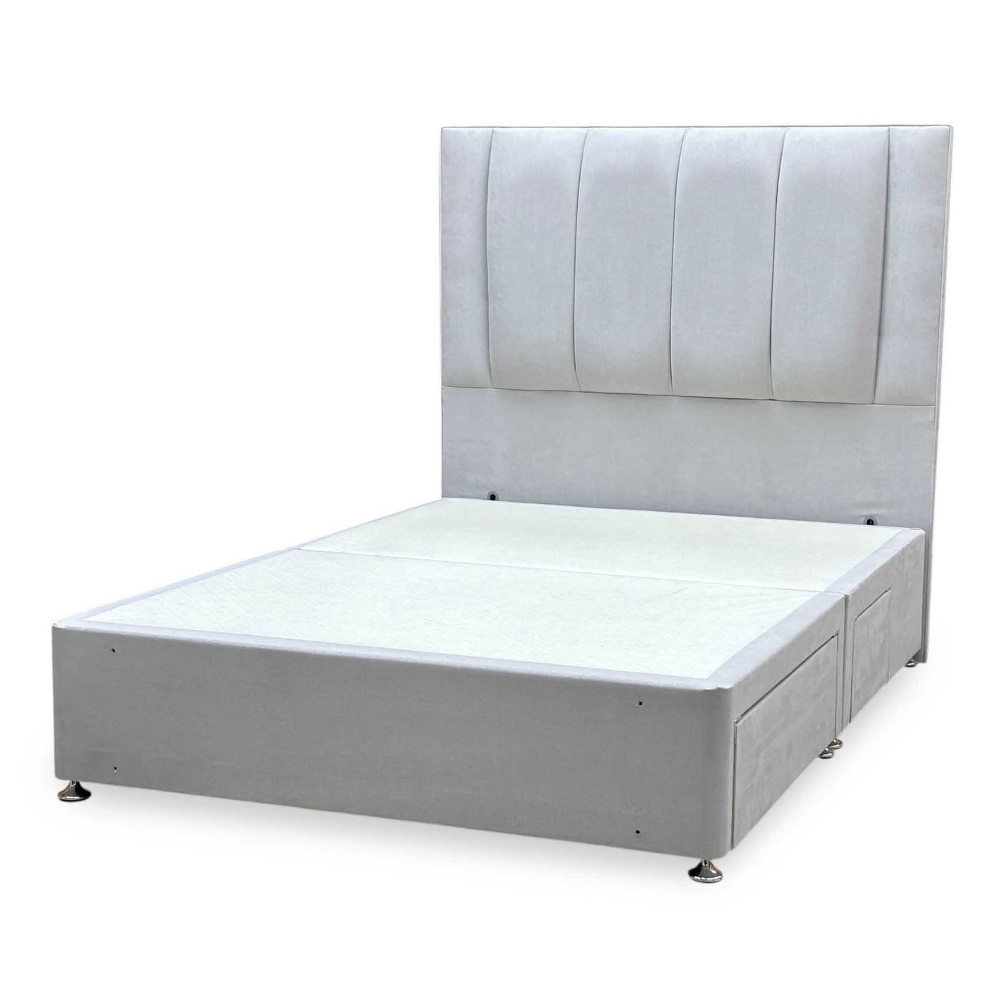 Sleep Story ‘Orwell’ Floor Standing Headboard + 4 Drawer Continental Base