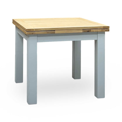 ‘Hamilton’ Solid American Oak Draw Leaf Extending Dining Table Furniture Village