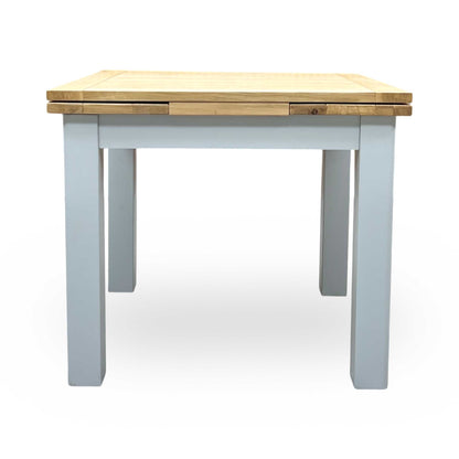 ‘Hamilton’ Solid American Oak Draw Leaf Extending Dining Table Furniture Village