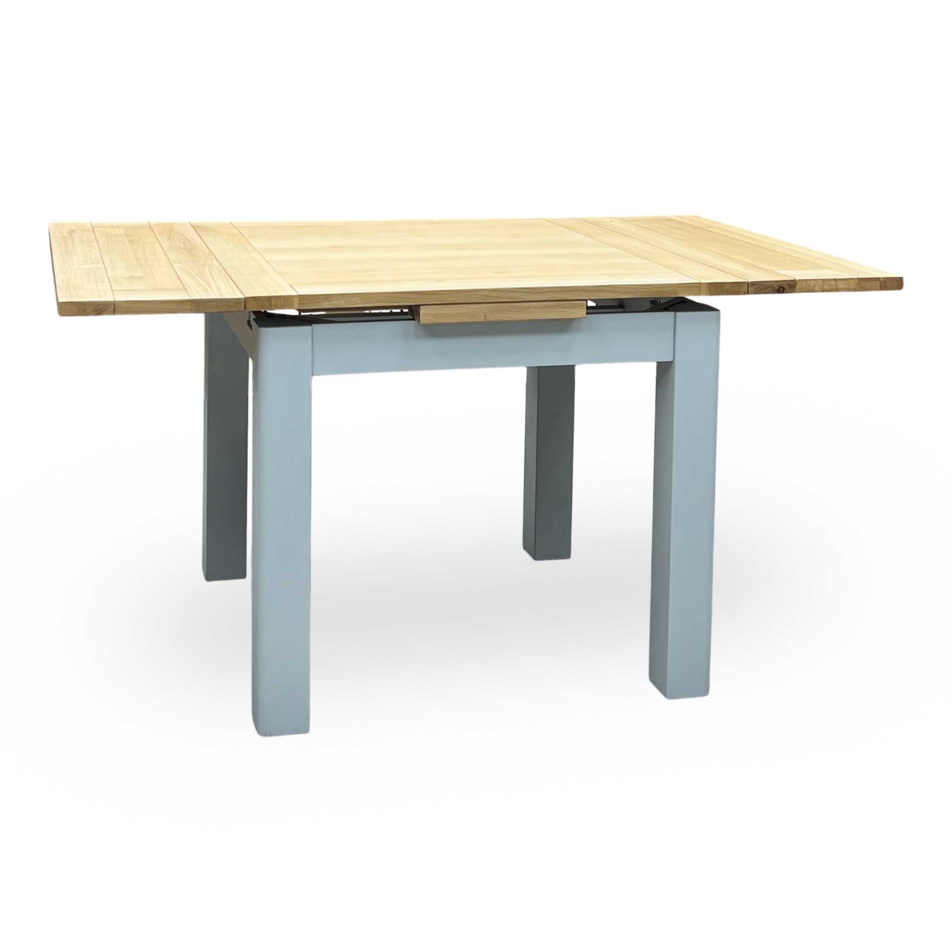 ‘Hamilton’ Solid American Oak Draw Leaf Extending Dining Table Furniture Village