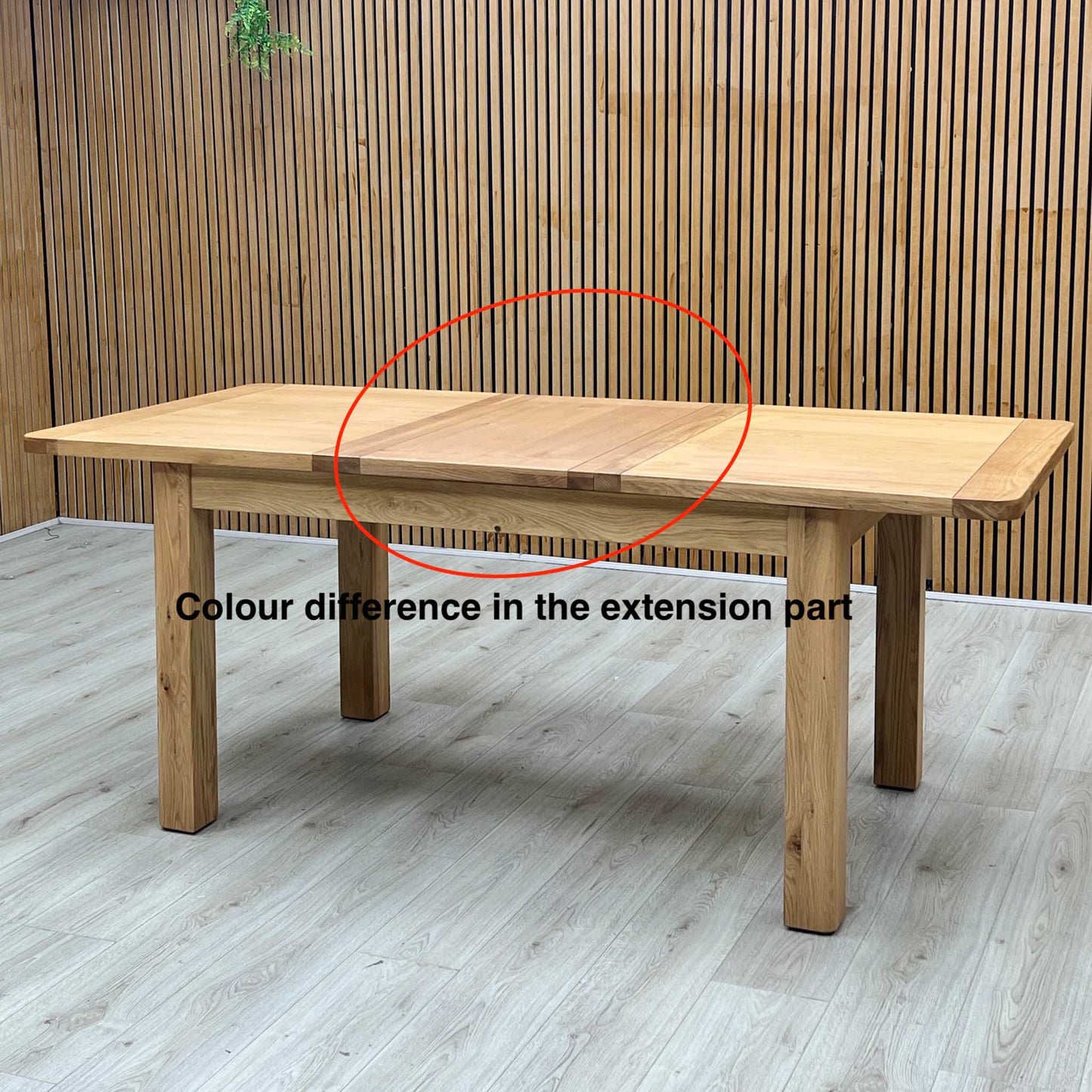 Furnitureland ‘Augusta’ Solid Oak 140cm Small Rectangular Extending Dining Table Furniture Village