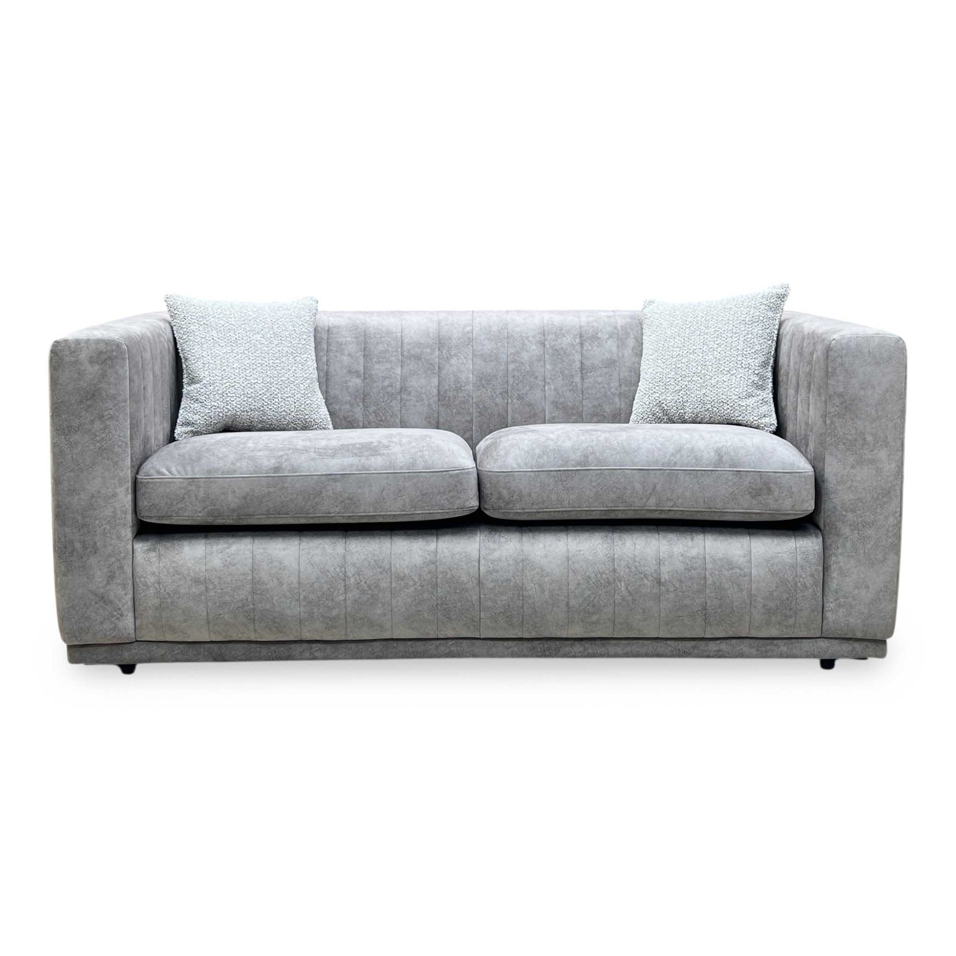 ‘Astoria’ Lifestyle Silver Dapple Fabric 3 Seater Sofa Sofology