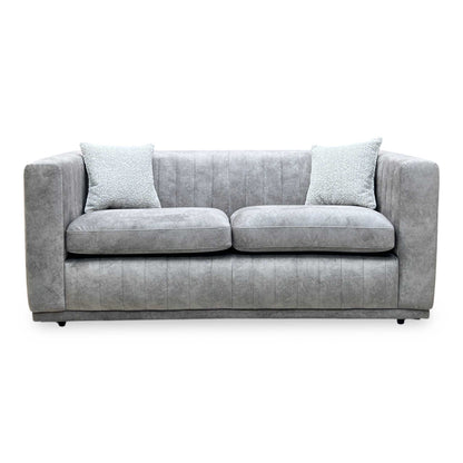 ‘Astoria’ Lifestyle Silver Dapple Fabric 3 Seater Sofa Sofology
