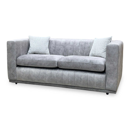 ‘Astoria’ Lifestyle Silver Dapple Fabric 3 Seater Sofa Sofology