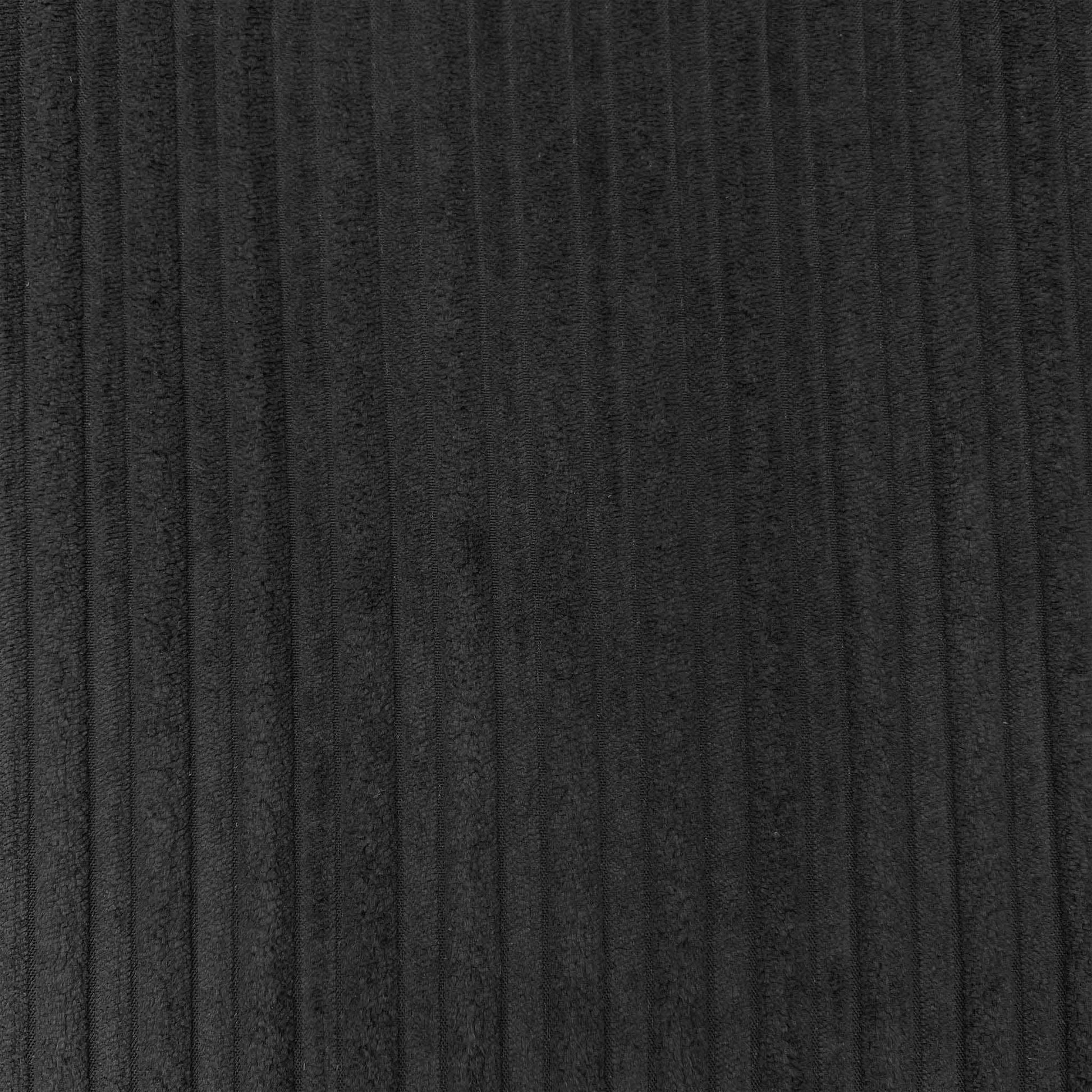 ‘Celine' Black Celine Cord Fabric Large Swivel Chair DFS