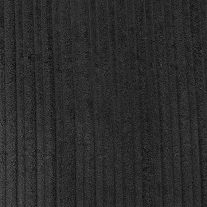‘Celine' Black Celine Cord Fabric Large Swivel Chair DFS