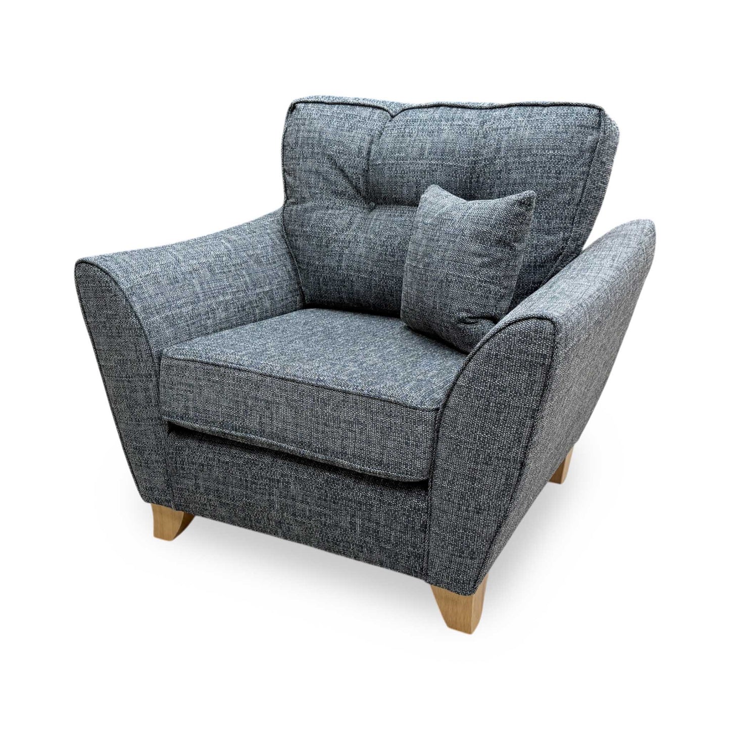 'Halstow' Charcoal Grey Fabric Armchair Very.com