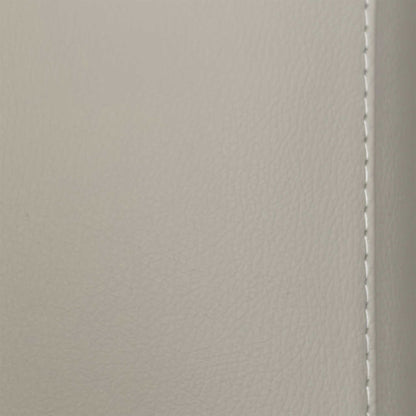 ‘Cannes’ Light Grey Italian Leather 2 Seater Sofa Very.com
