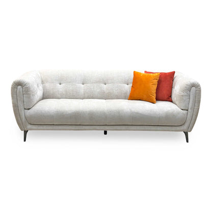 Ideal Home ‘Sienna' Hudson Mink 25120 Fabric 3 Seater Sofa Furniture Village
