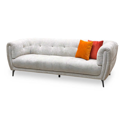 Ideal Home ‘Sienna' Hudson Mink 25120 Fabric 3 Seater Sofa Furniture Village