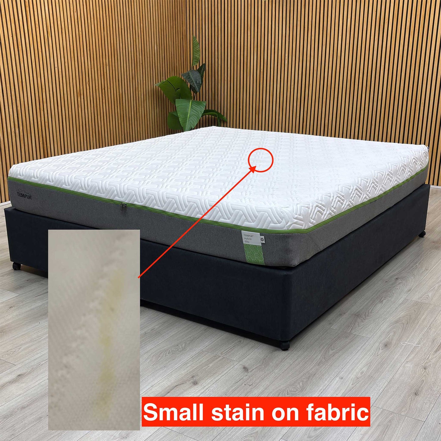 TEMPUR Hybrid Elite Medium Firm Tension Hypoallergenic Memory Foam Mattress - Super King