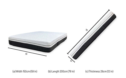 Emma Mattress Diamond Deluxe Hybrid Soft Tension Diamond Cool Foam Mattress - King