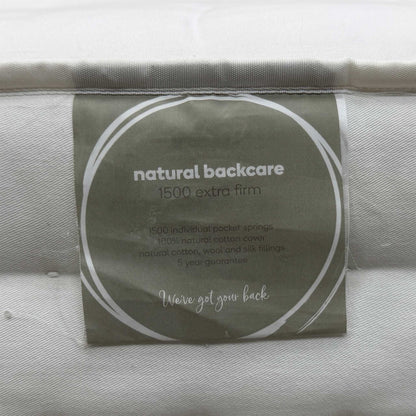 Natural Backcare 1500 Extra Firm Mattress - King