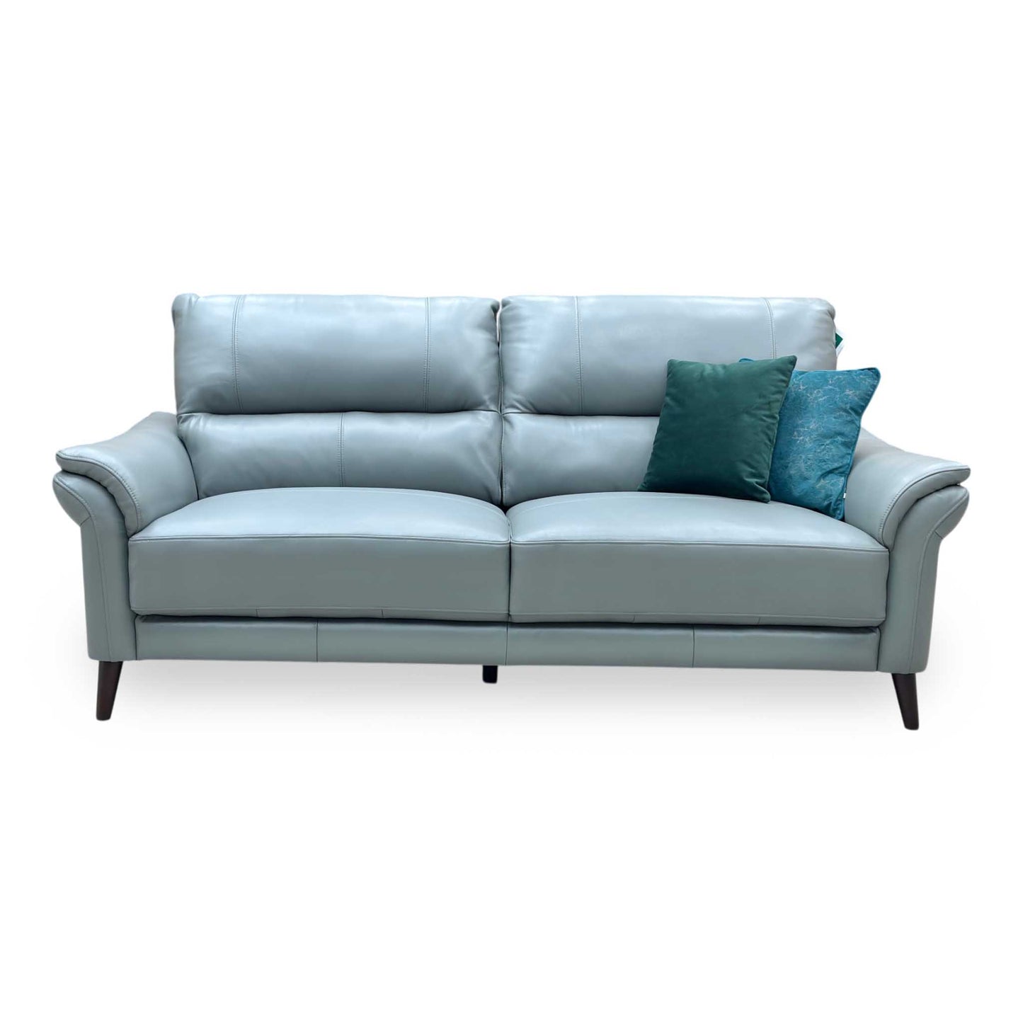 ‘Winner’ Montana Cat-60_33 Granite Leather 3 Seater Sofa Furniture Village