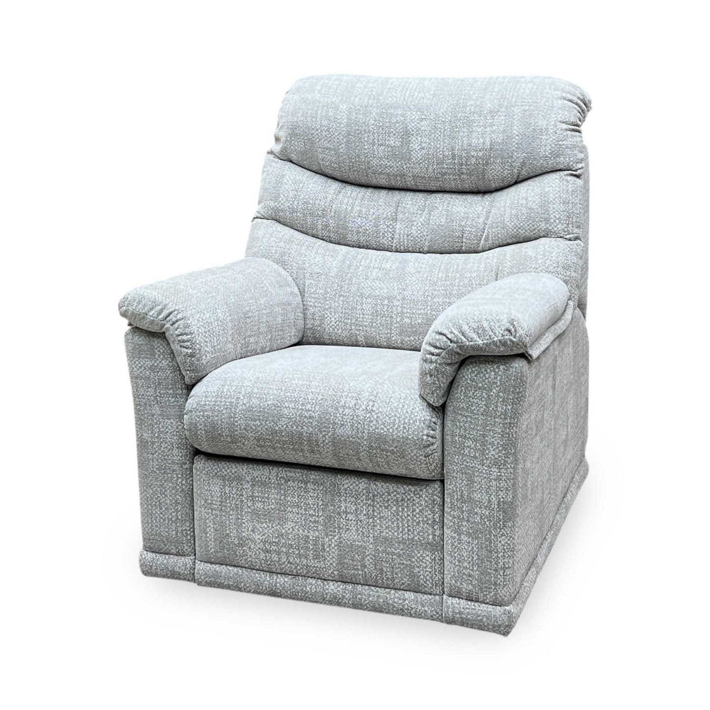 G Plan ‘Malvern’ B045 Aerial Horizon Grey Fabric Power Recliner Armchair Furniture Village
