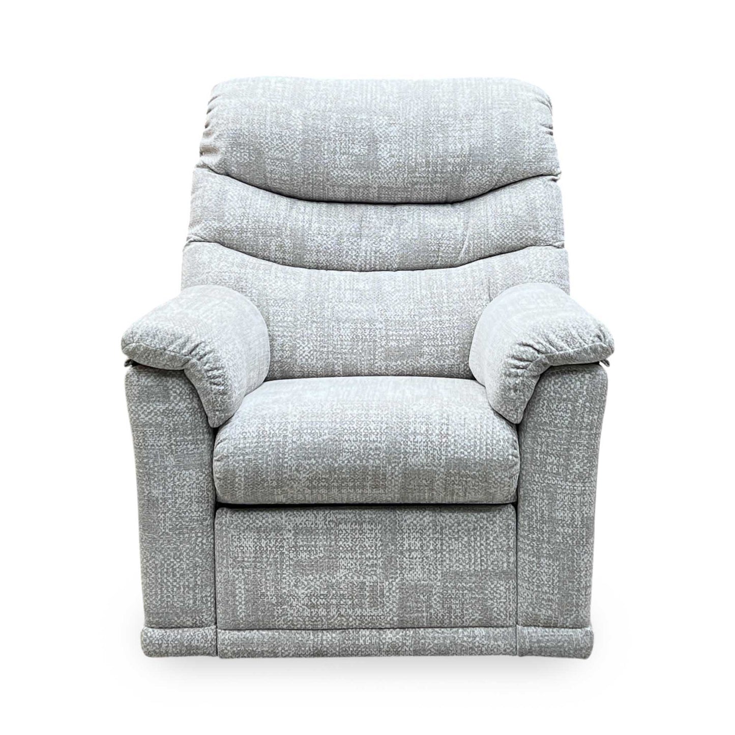 G Plan ‘Malvern’ B045 Aerial Horizon Grey Fabric Power Recliner Armchair Furniture Village
