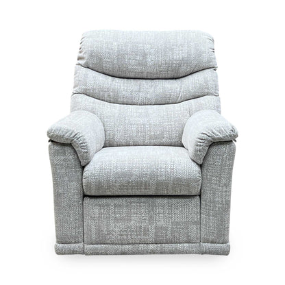 G Plan ‘Malvern’ B045 Aerial Horizon Grey Fabric Power Recliner Armchair Furniture Village