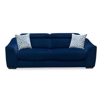 ‘Elixir’ Royal Blue Fabric 3 Seater Sofa Bed Furniture Village