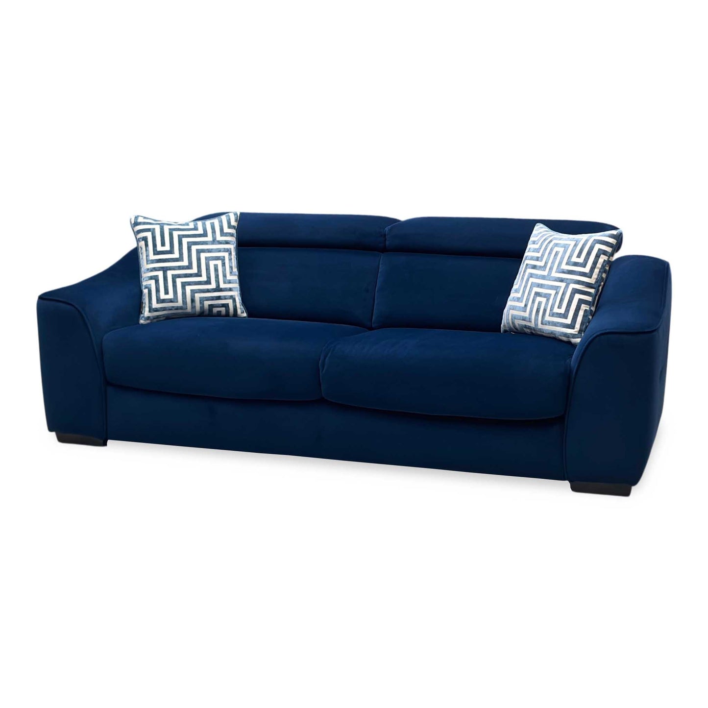 ‘Elixir’ Royal Blue Fabric 3 Seater Sofa Bed Furniture Village