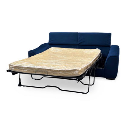 ‘Elixir’ Royal Blue Fabric 3 Seater Sofa Bed Furniture Village