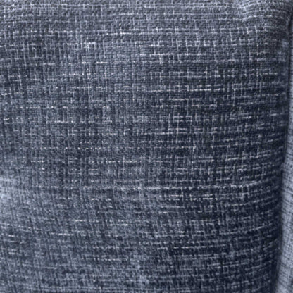 'Allure' Coco Indigo Woven Fabric 3 Seater Classic Back Sofa + Snuggler Chair Furniture Village