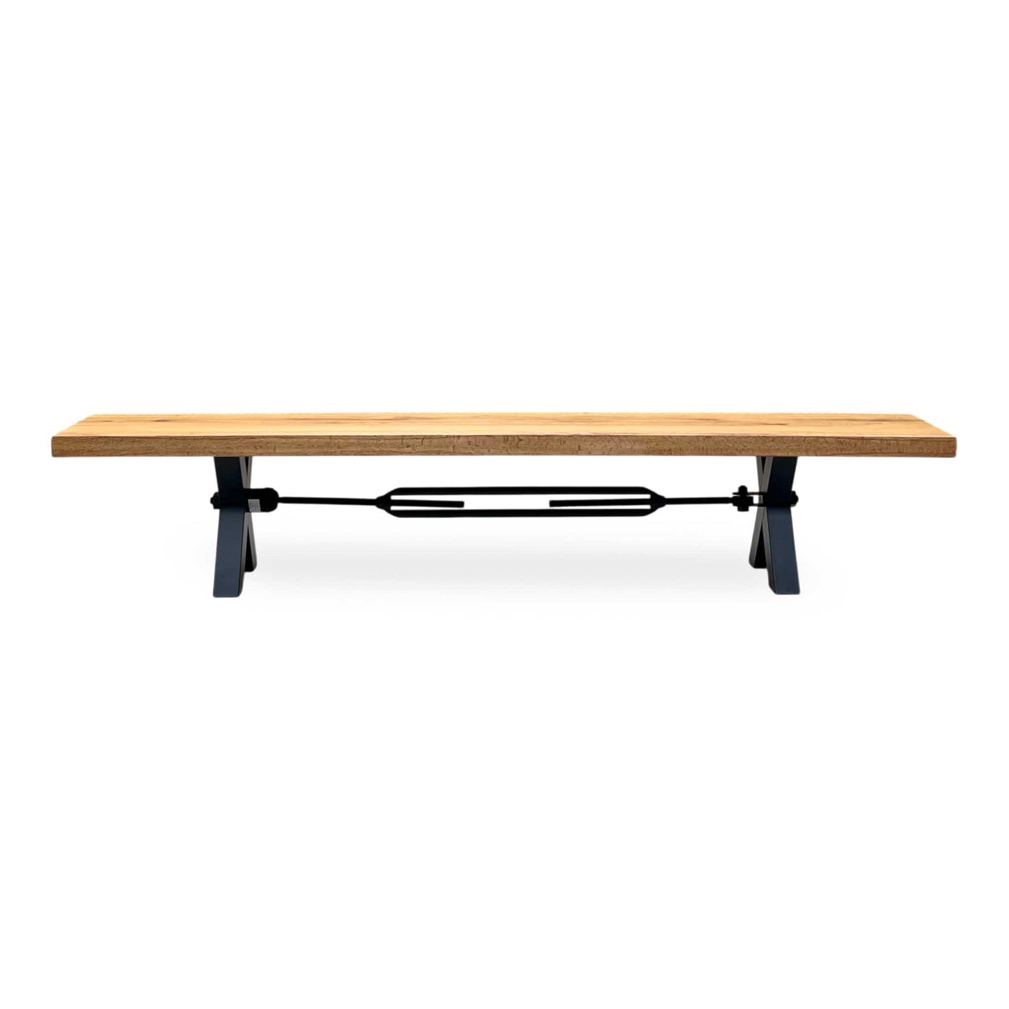 Bodahl 'Terra' 1 Oil Solid Oak Dining Bench with Tension Bolt X-Leg Furniture Village
