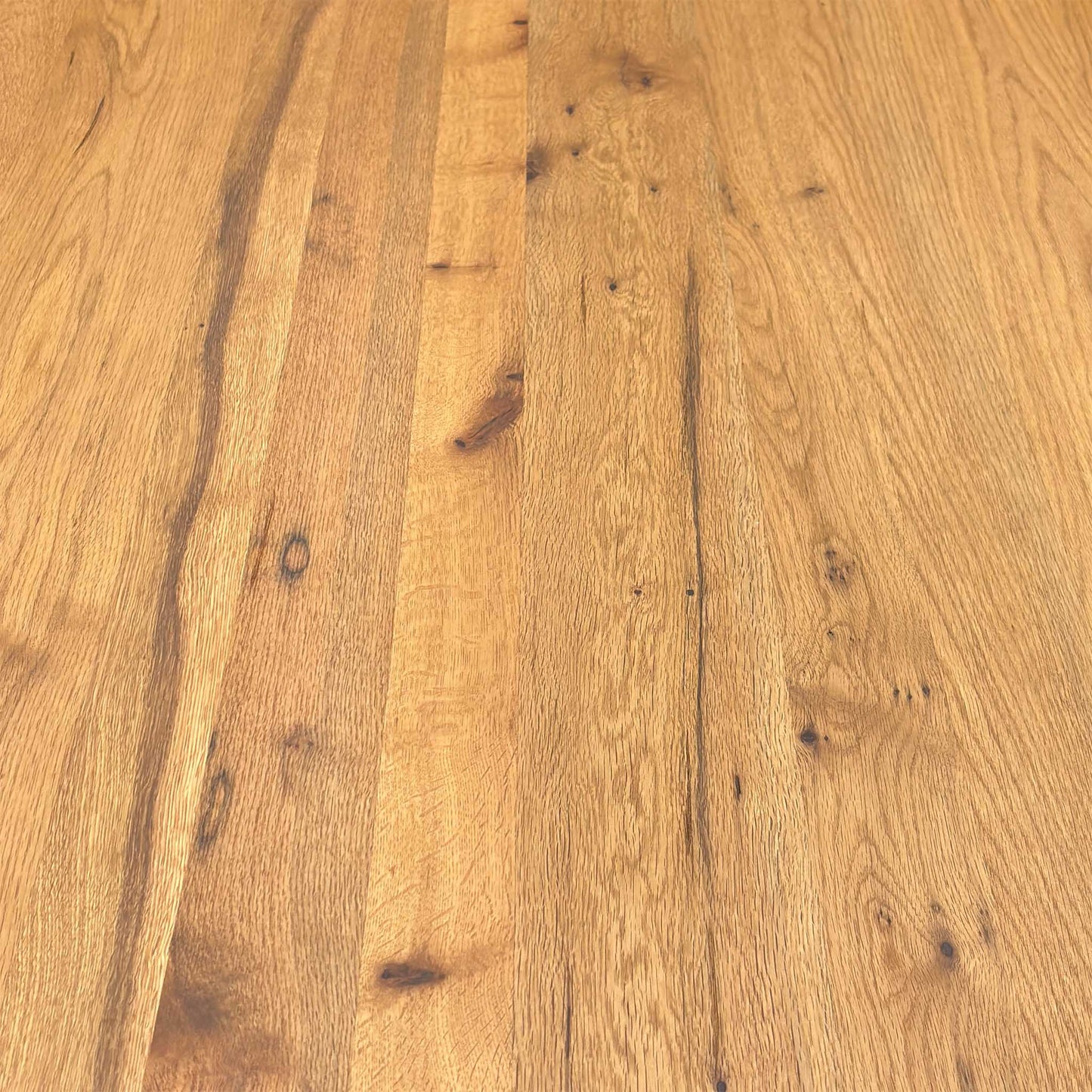 Bodahl ‘Terra’ 1 Oil Solid Oak Straight Top 240cm Dining Table with Tension Bolt X-Leg Furniture Village