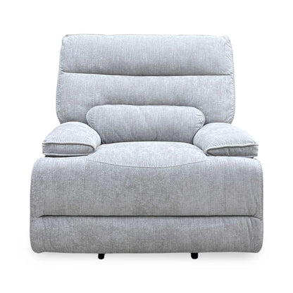‘Olivia’ Grey Fabric Manual Recliner Armchair Thornbrook (a Joseph James brand)