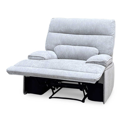 ‘Olivia’ Grey Fabric Manual Recliner Armchair Thornbrook (a Joseph James brand)