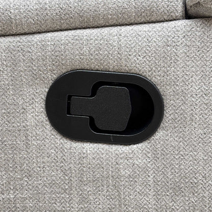 ‘Olivia’ Grey Fabric Manual Recliner Armchair Thornbrook (a Joseph James brand)