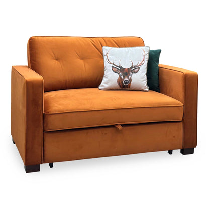Waldo Sofa Bed 1400 WPF - Rust Thornbrook (a Joseph James brand)