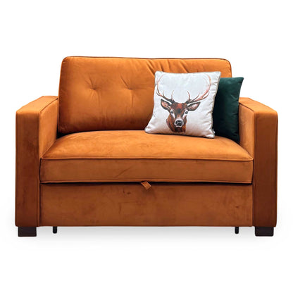 Waldo Sofa Bed 1400 WPF - Rust Thornbrook (a Joseph James brand)