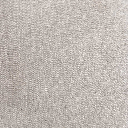 ‘Blenheim’ Darwin Ivory Fabric 4 Seater Scatter Back Sofa + Large Fur Footstool
