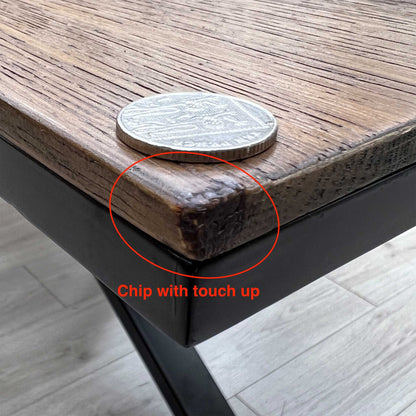 ‘Jupiter’ Dark Oak Pop Up Extending Dining Table Furniture Village
