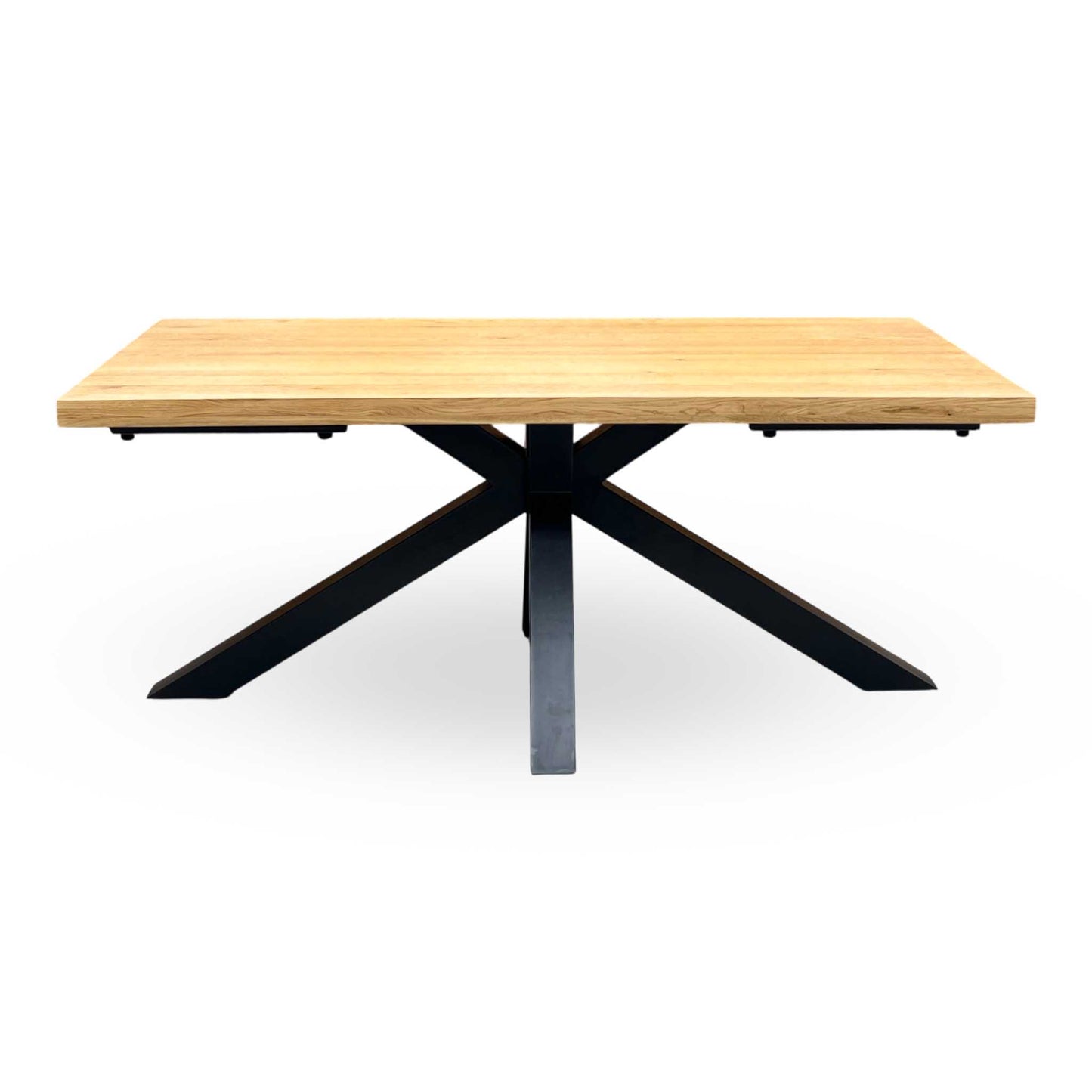 ‘Earth’ Solid Oak 180cm Star Base Dining Table Furniture Village