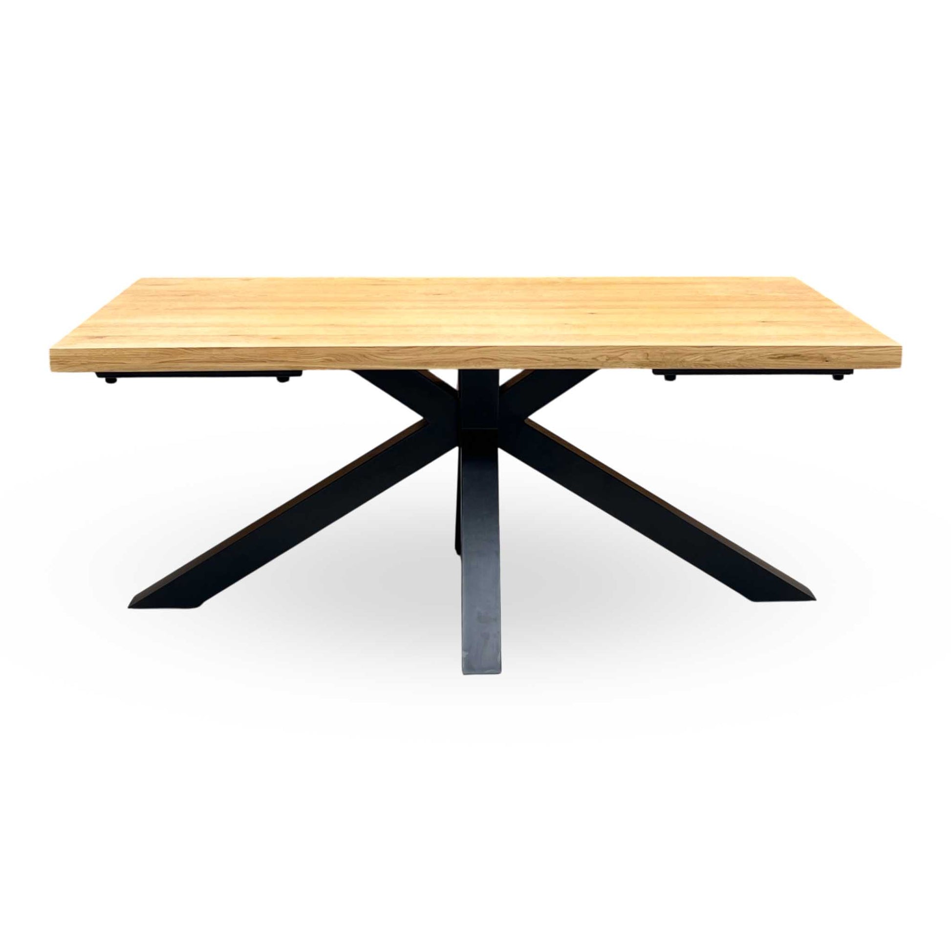 ‘Earth’ Solid Oak 180cm Star Base Dining Table Furniture Village