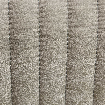 ‘Vida’ Taupe Fabric Set of 4 Swivel Dining Chairs Furniture Village