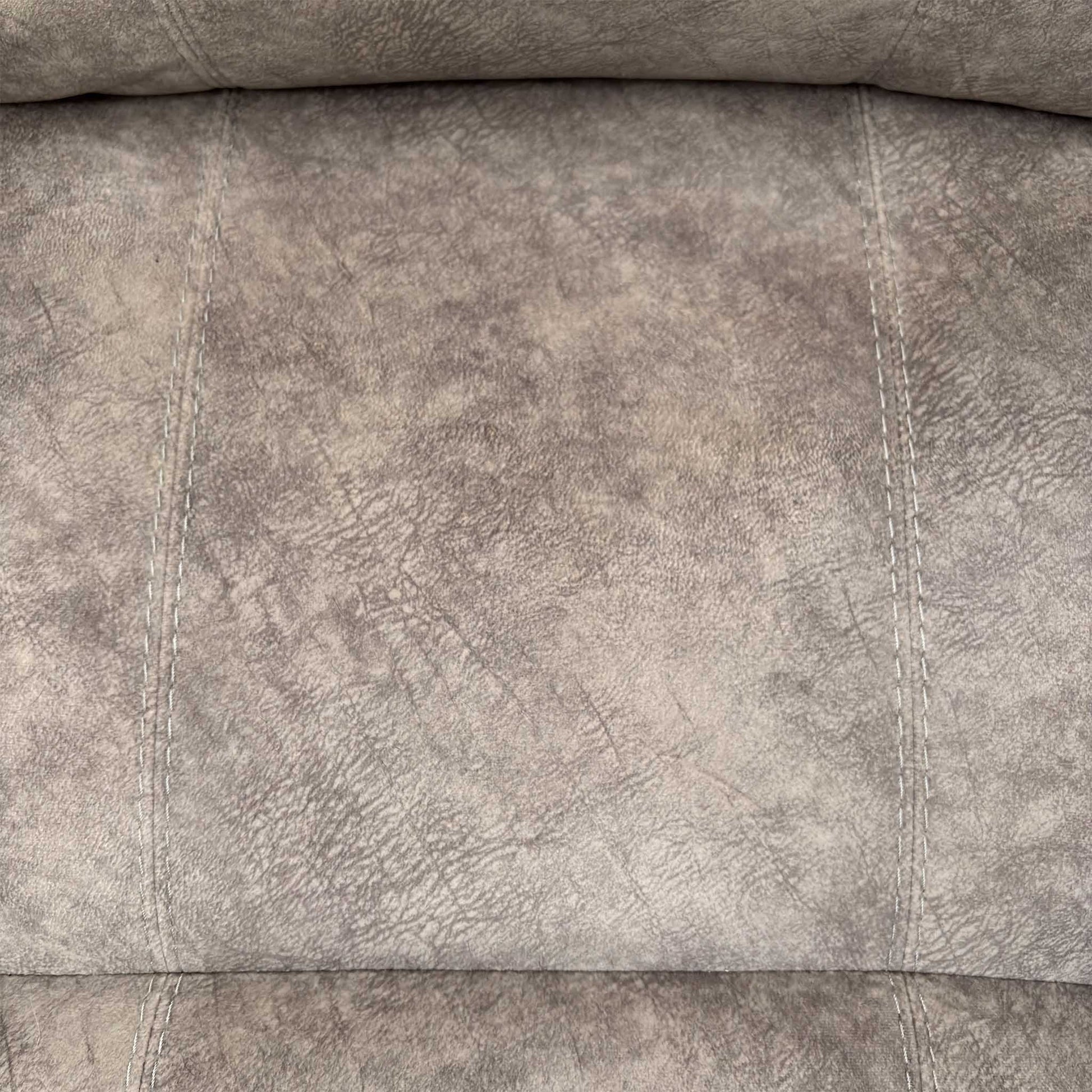 ‘Moreno’ Bfa-Bnn-R28 Grey Velvet Fabric Power Recliner Corner Sofa with Power Headrests + Armless Unit Furniture Village