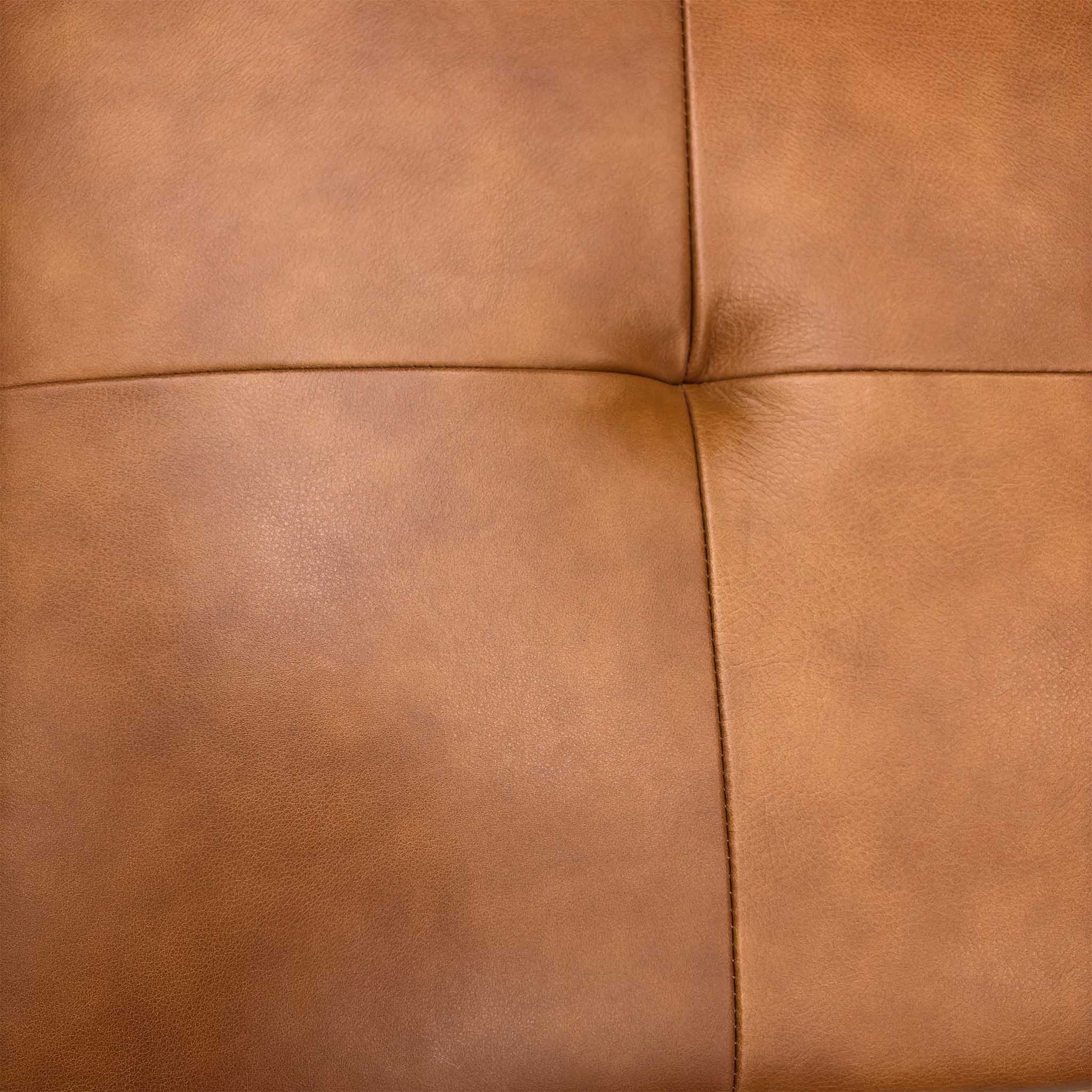 World of Leather ‘Easy Tray’ Nc-334e Pecan Brown Leather Storage Footstool Furniture Village