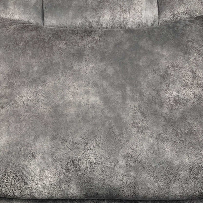‘Cinemax’ Marque Seal Grey Mq-0106 Velvet Fabric Set: 2 Seater Media Console Power Recliner with Power Headrests – view 10