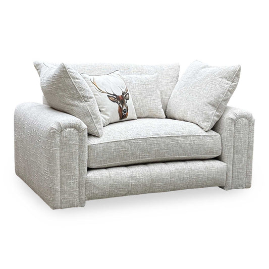 ‘Retreat’ Odyssey Afterglow White Fabric Snuggler Chair Furniture Village
