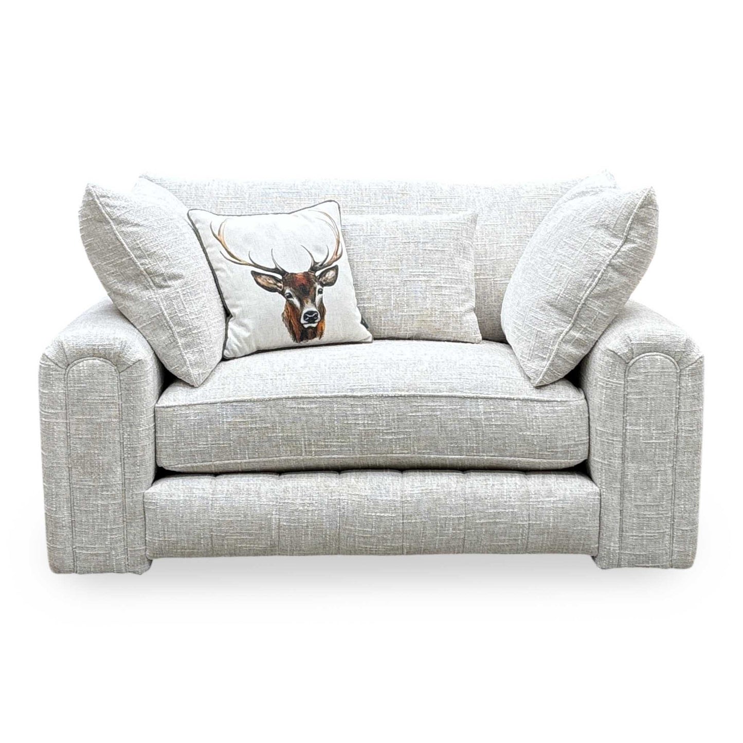 ‘Retreat’ Odyssey Afterglow White Fabric Snuggler Chair Furniture Village