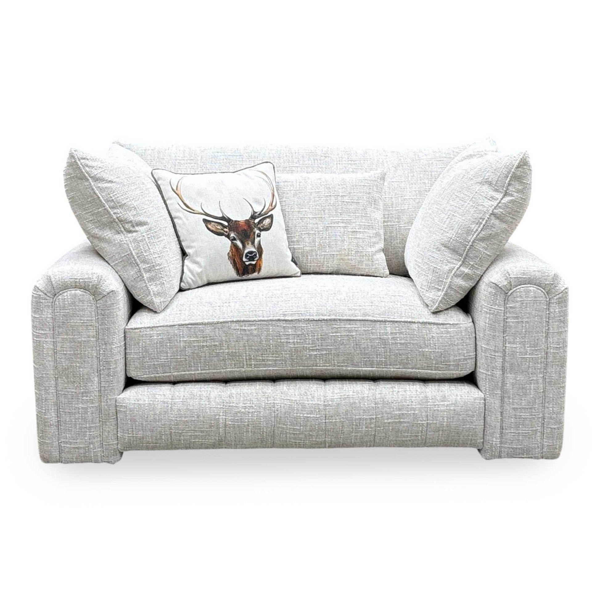 ‘Retreat’ Odyssey Afterglow White Fabric Snuggler Chair Furniture Village