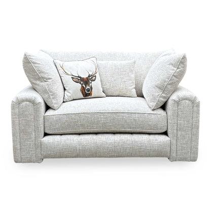 ‘Retreat’ Odyssey Afterglow White Fabric Snuggler Chair Furniture Village