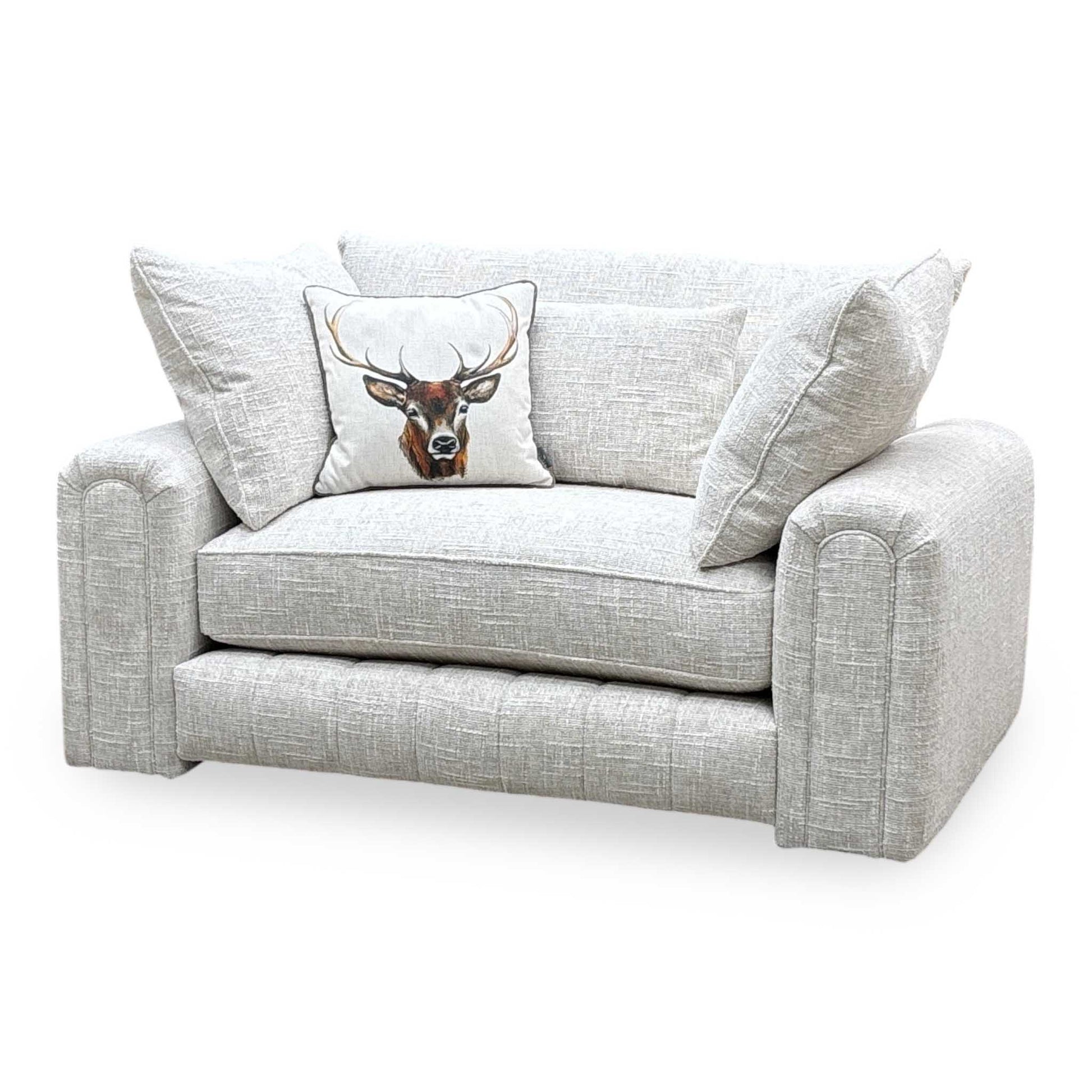 ‘Retreat’ Odyssey Afterglow White Fabric Snuggler Chair Furniture Village